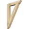 Ekena Millwork Traditional Traditional Rough Sawn Bracket, Douglas Fir, 4"W x 26"D x 38"H BKT04X26X38TRA01RDF - alternate 1